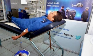 OUM EL BOUAGHI : Don de sang des éléments de la Police