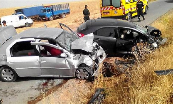 Tébessa : 3 morts et 9 blessés dans 4 accidents de la route