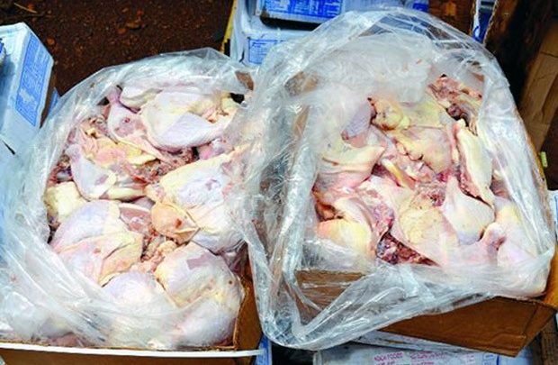 MILA : Saisie  de115, 8 kg de viande de poulet avariée