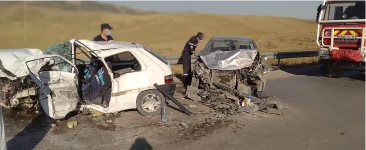 Accidents de la route : Deux morts et sept blessés à Tébessa