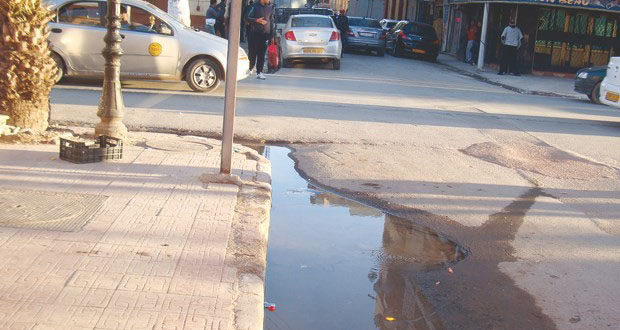 Multiplication des fuites d’eau : Le centre-ville n’est pas épargné