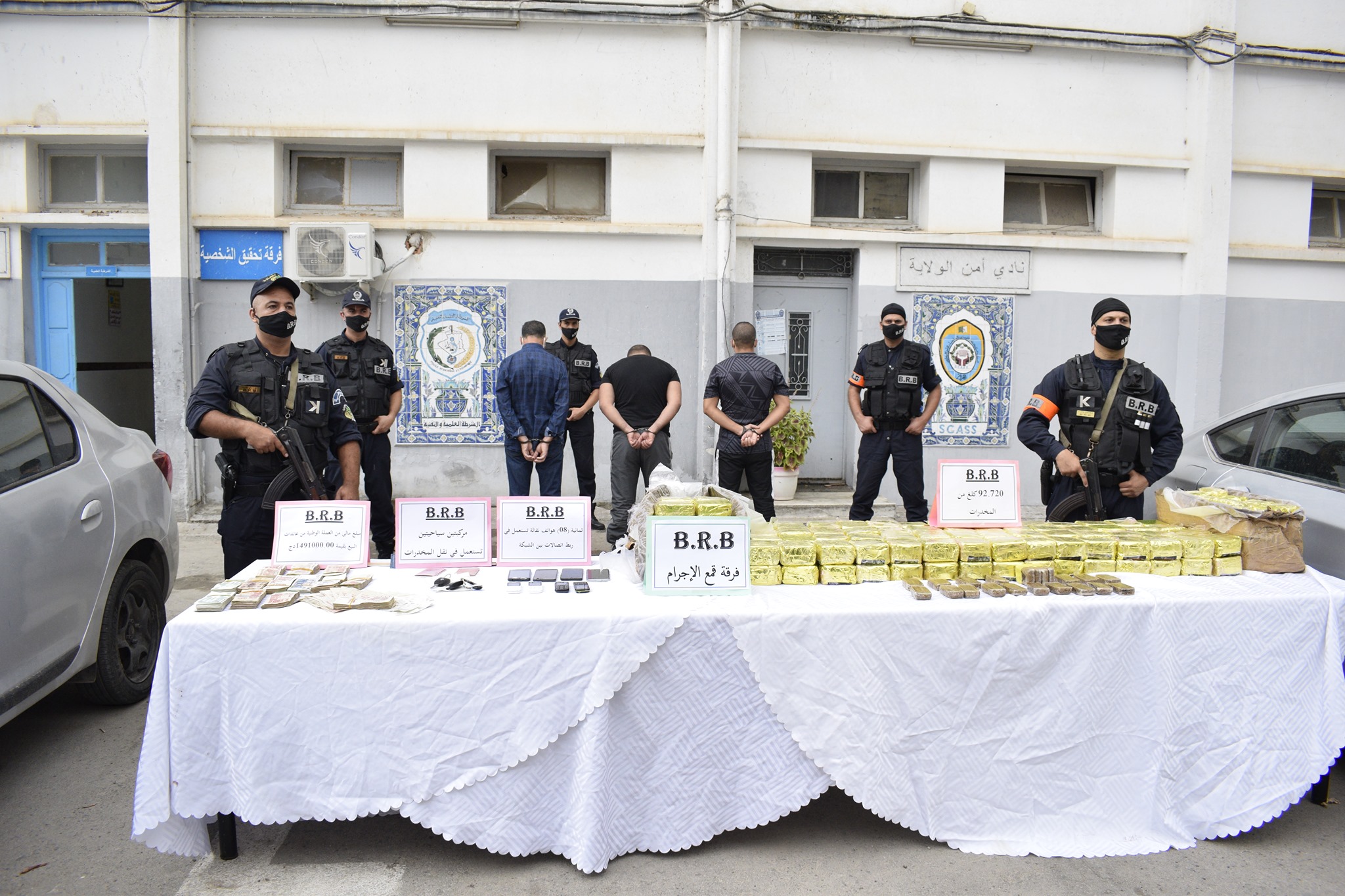 Un réseau de trafiquants de drogue neutralisé : Saisie d’un quintal de kif traité