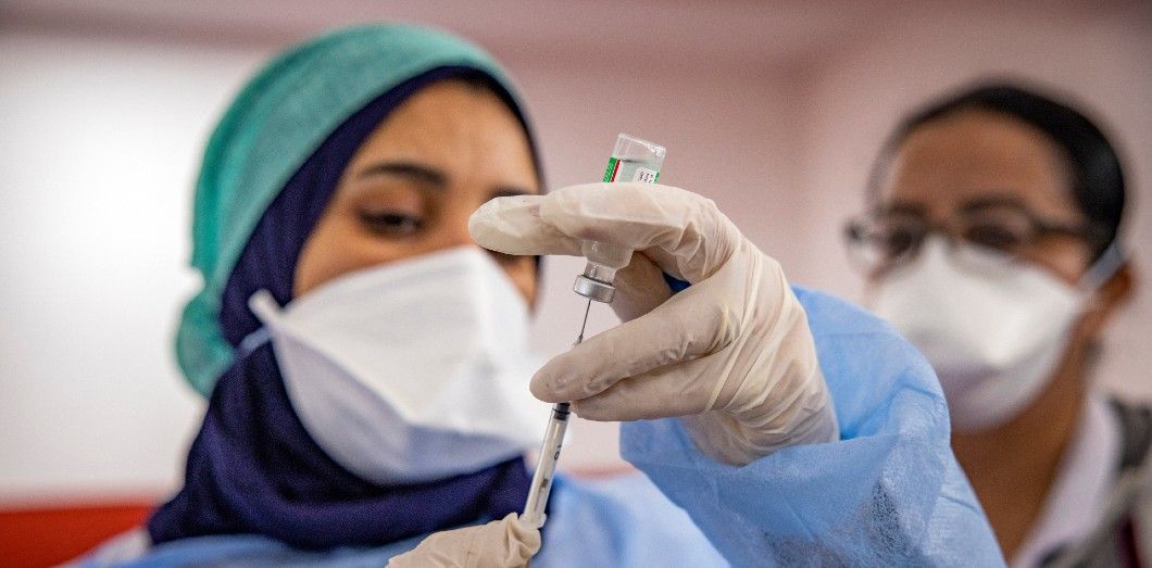 Guelma :  Vaccination du personnel de l’ éducation nationale.