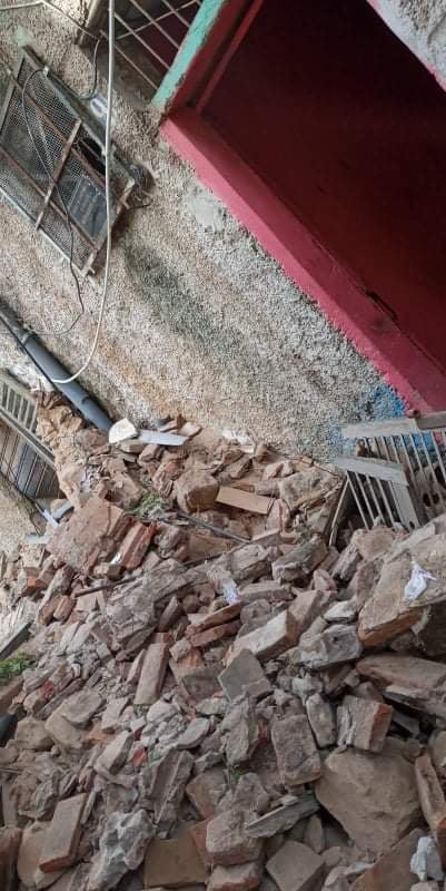 Effondrement d’une bâtisse à la Vieille Ville : 8 familles dans la bâtisse mitoyenne, menacées
