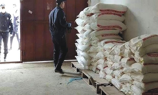 SKIKDA : 1.415 kg de semoule saisis