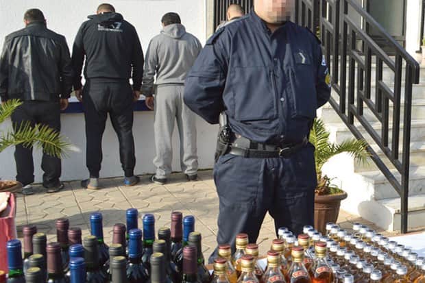 AIN KERCHA : Saisie de 770 unités de boissons alcoolisées