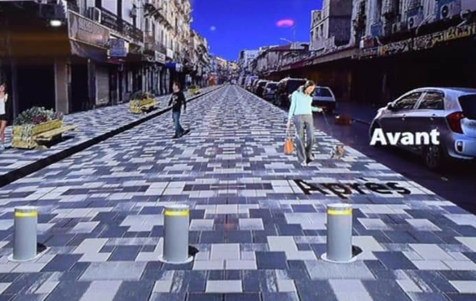 La rue Ibn Khaldoun piétonnière ? : La wilaya d’Annaba lance un sondage