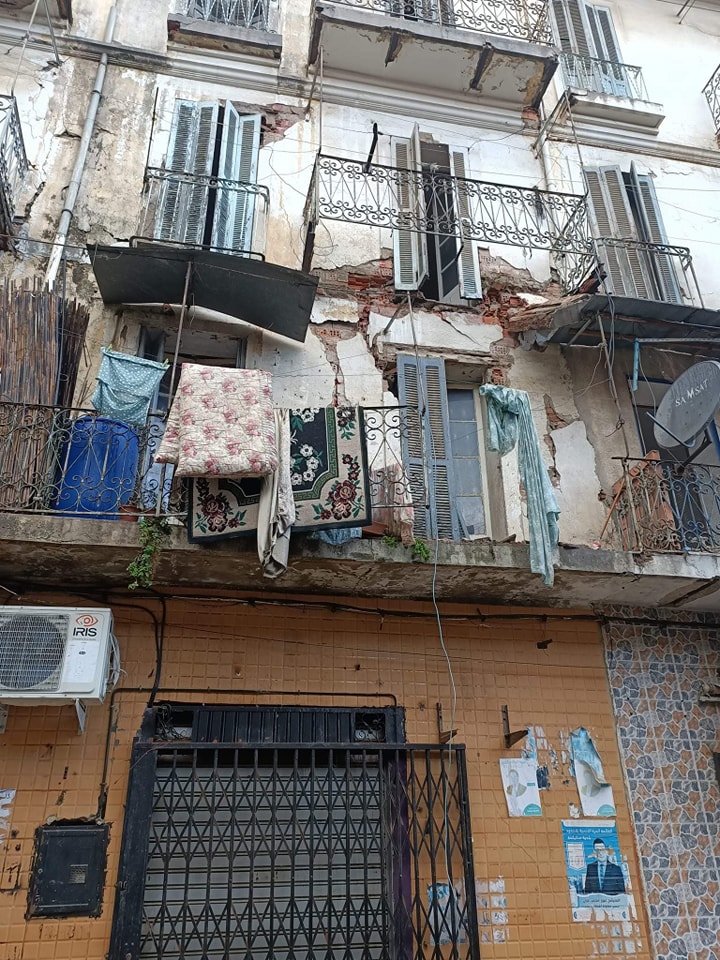 Vieille ville de Skikda : Effondrement d’un balcon