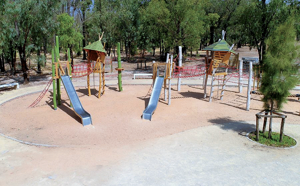  Le square de la Pinède de Guelma en plein chantier  : Un futur espace récréatif et de détente