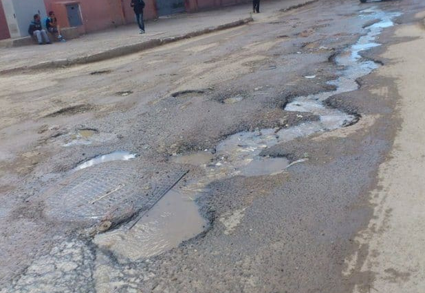 CADRE DE VIE A AIN BEIDA : Dégradation avancée des routes