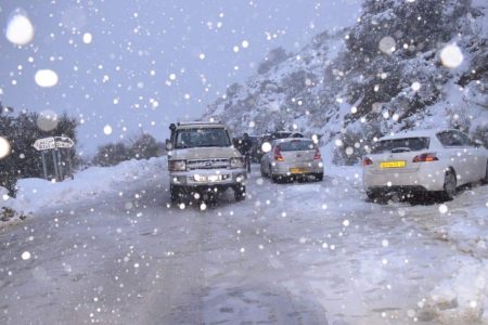 Intempéries à Guelma : La neige et la pluie sont de retour