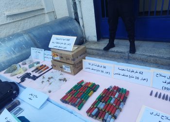 TEBESSA : Saisies de pièces archéologiques et de munitions