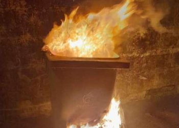 Rue Riadh Solh (Marché El Hattab) : Plus de 20 bacs à ordures incendiés