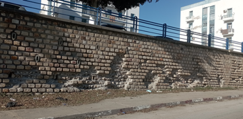 Boulevard Hocine Rouibah à Jijel : Le mur de soutènement menacé