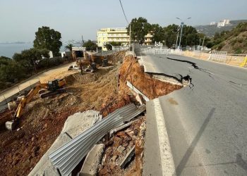 Glissement de terrain sur le CW22 : Rupture d’une conduite d’eau potable