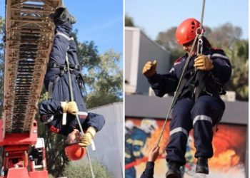 Unité nationale de formation et d’intervention de la Protection civile : Formation dédiée au groupe féminin de l’équipe GRIMP