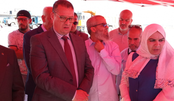 Le wali en visite à Meskiana : Pose de la 1ère pierre d’un groupe scolaire