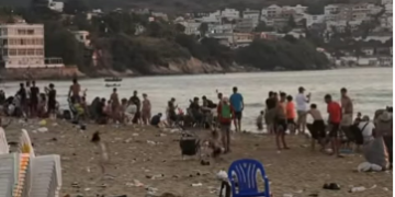 Arrêt sur image  : Après le match, désolante plage Rizi Amor  