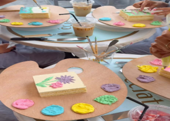 Buzz du “painting cake” :  La nouvelle tendance qui gagne du terrain. 