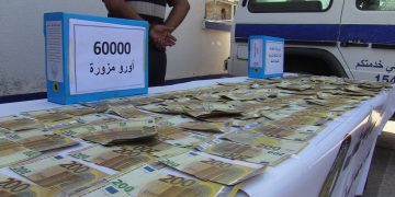 El Tarf : 60 000 € en faux billets interceptés à Echatt